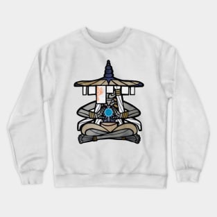 Stained Glass Banana Gramps Crewneck Sweatshirt